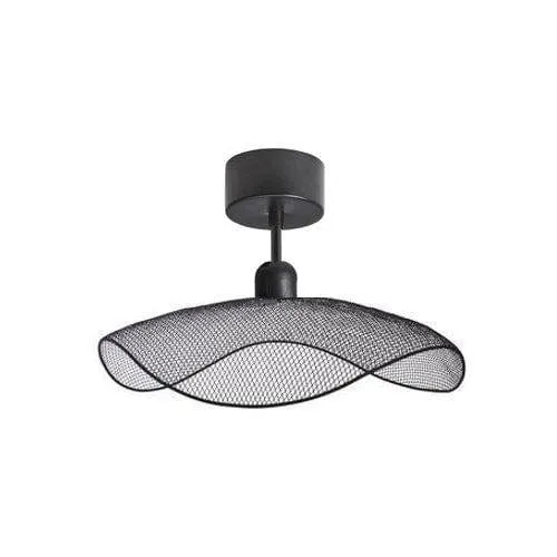 Plafonnier moderne en métal noir Salon