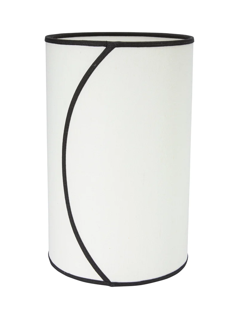 Suspension coton blanche et noire Salon
