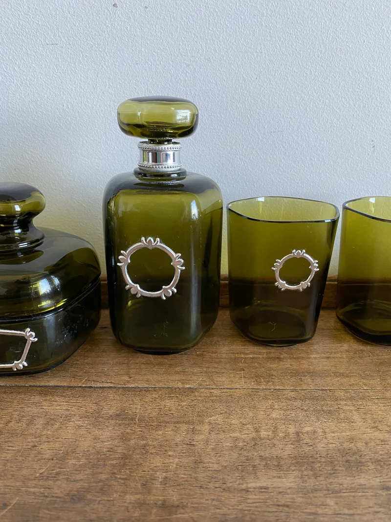 Ensemble de bain vert fumé Marcel Frank