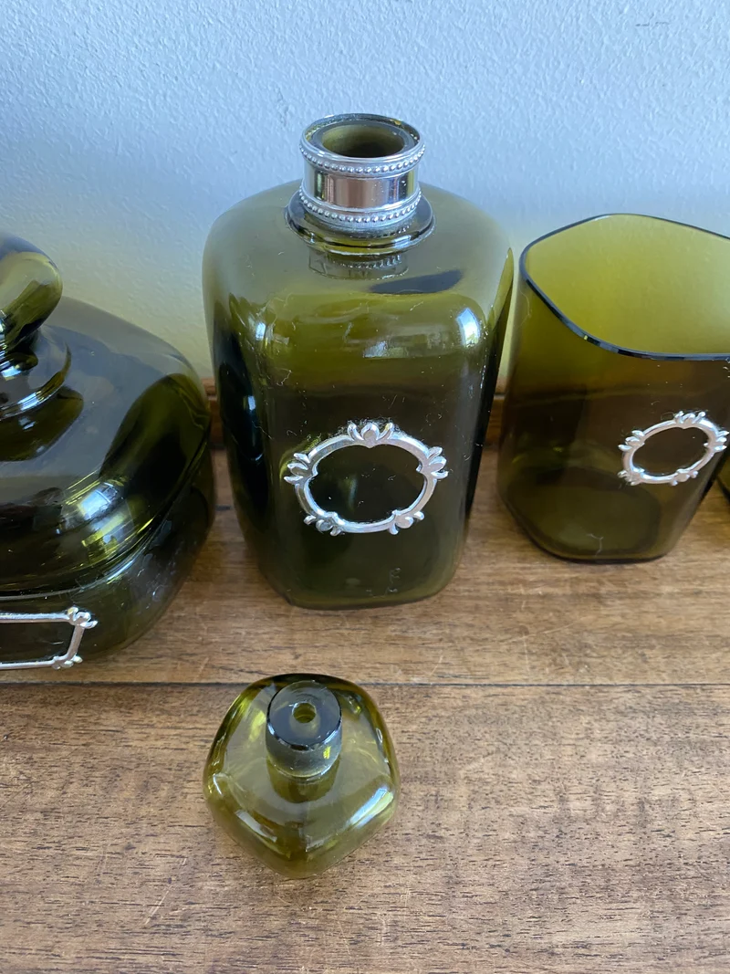 Ensemble de bain vert fumé Marcel Frank