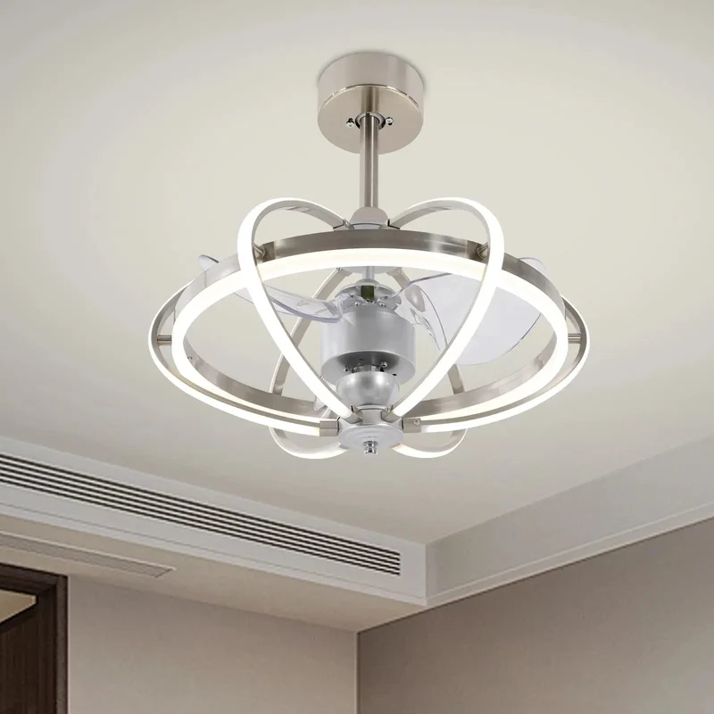 Pro Grade 3 Blade Ceiling Fan With Nifty Handheld Remote And Bright Led Lights Adjustable Color Temps Solid Iron Build Relaxed Breeze Sleek Modern Vibe For Living Spaces That Shine