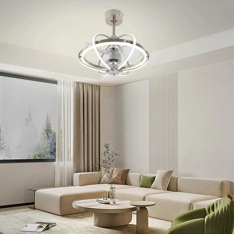 Heavy Duty Ceiling Fan With Integrated Light 6 Speed Whisper Quiet Motor 3 Color Temperature Selection Sturdy Iron And Aluminum Frame Acrylic Blades Sharp Aesthetic Rock Solid Mount Great For Chill Spaces