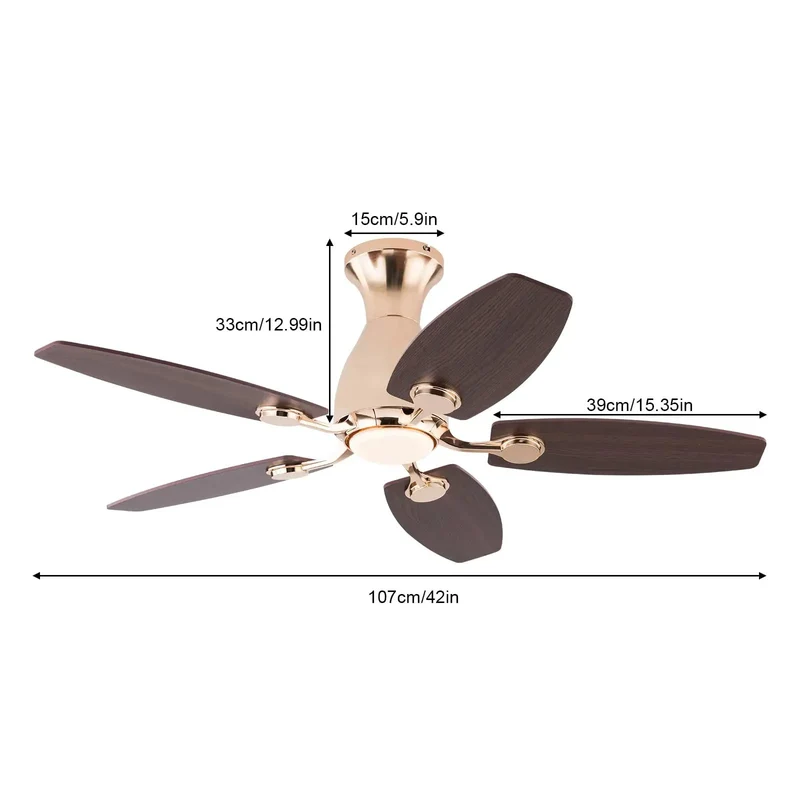 Slick Modern Gold Ceiling Fan With Chandelier Light And Five Blades For Living Rooms Featuring No Sweat Remote Control Three Tunable Lighting Modes And Real Deal Quiet Airflow For A Total Home Vibe Upgrade