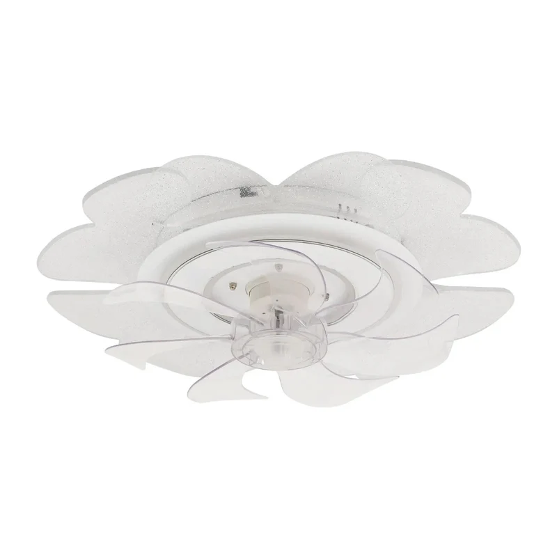 18.5 Inch Flush Mount Ceiling Fan With Light App Control Ridiculously Quiet 6 Speeds Butter Smooth Airflow Durable Impact Resistant Acrylic Low Profile Smart Home Upgrade Perfect For Bedroom Family Room And Kitchen Indoors