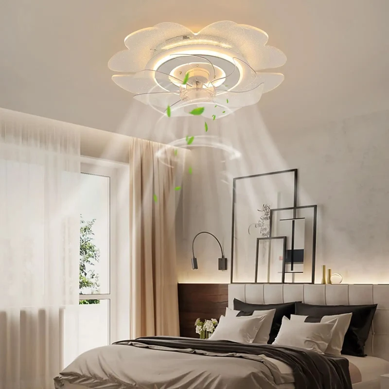 18.5 Inch Flush Mount Ceiling Fan With Light App Control Ridiculously Quiet 6 Speeds Butter Smooth Airflow Durable Impact Resistant Acrylic Low Profile Smart Home Upgrade Perfect For Bedroom Family Room And Kitchen Indoors