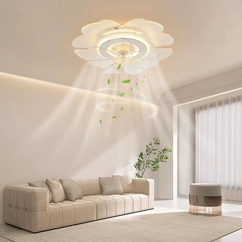 Super Sleek 18.5 Inch Low Profile Ceiling Fan With Adjustable Integrated Light And Three Color Modes For Bedroom Featuring Butter Smooth Silent Motor And Top Shelf Airflow Performance