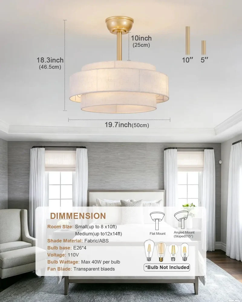 Smooth Runnin Ceiling Fan With Warm White Light And Shiny Gold Finish For Your Living Room Or Back Porch Whisper Quiet Blades And Badass Chic Style That Brings Sweet Cooling Air Straight To You