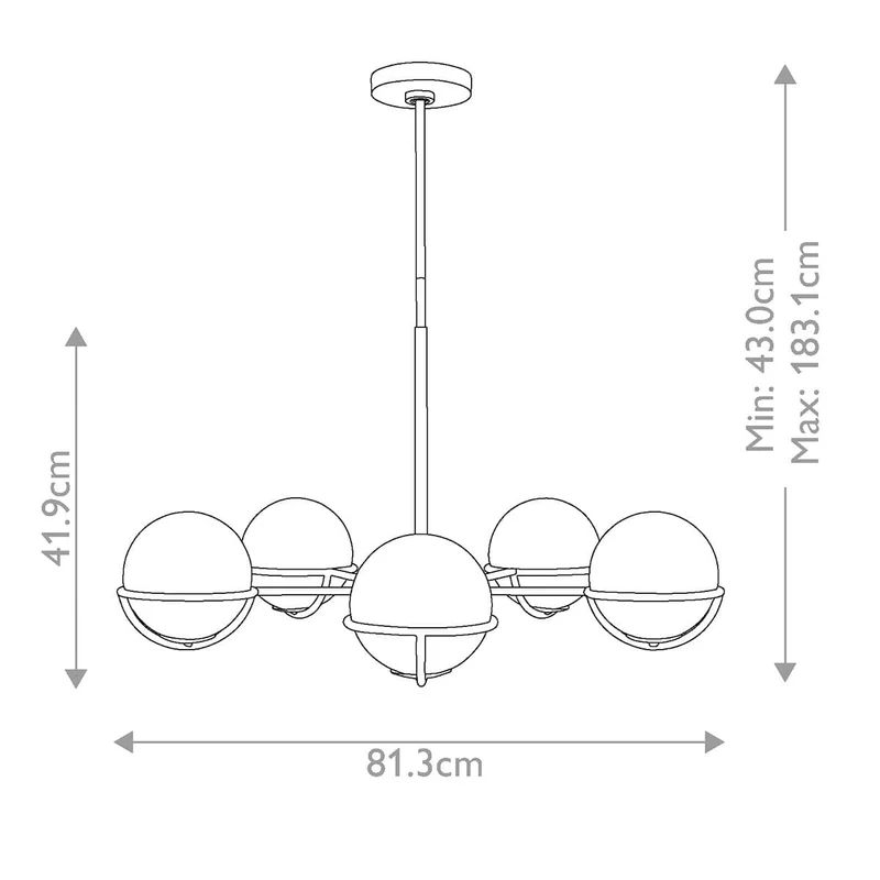 Lustre Doré Globes