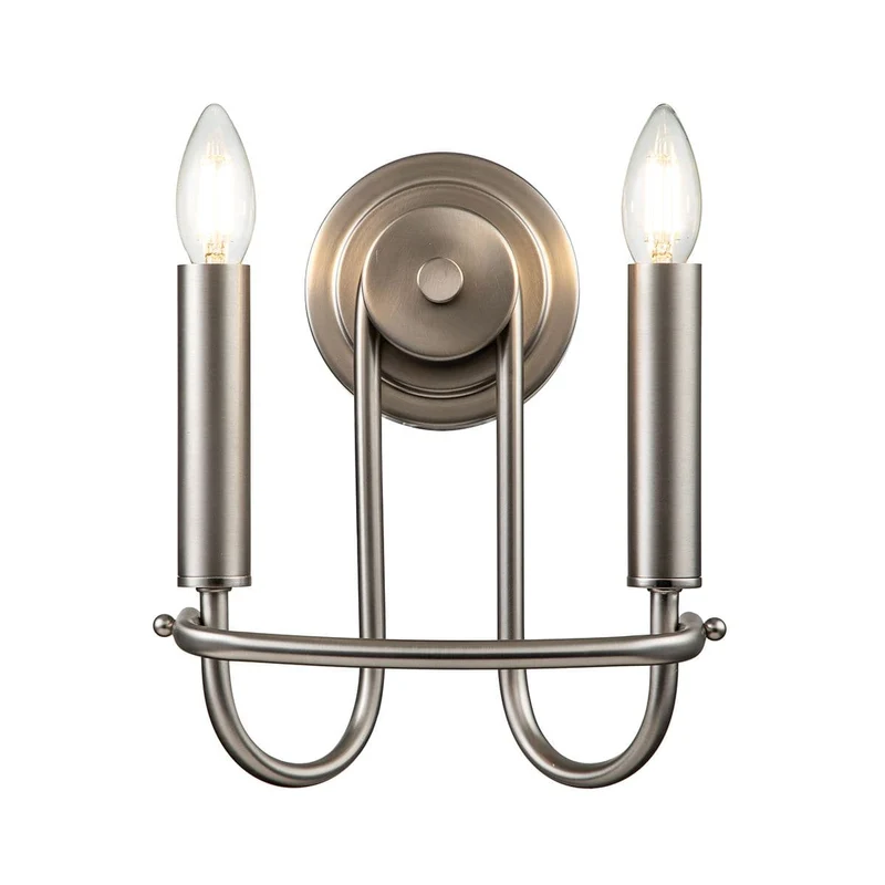 Applique murale argent chandelier