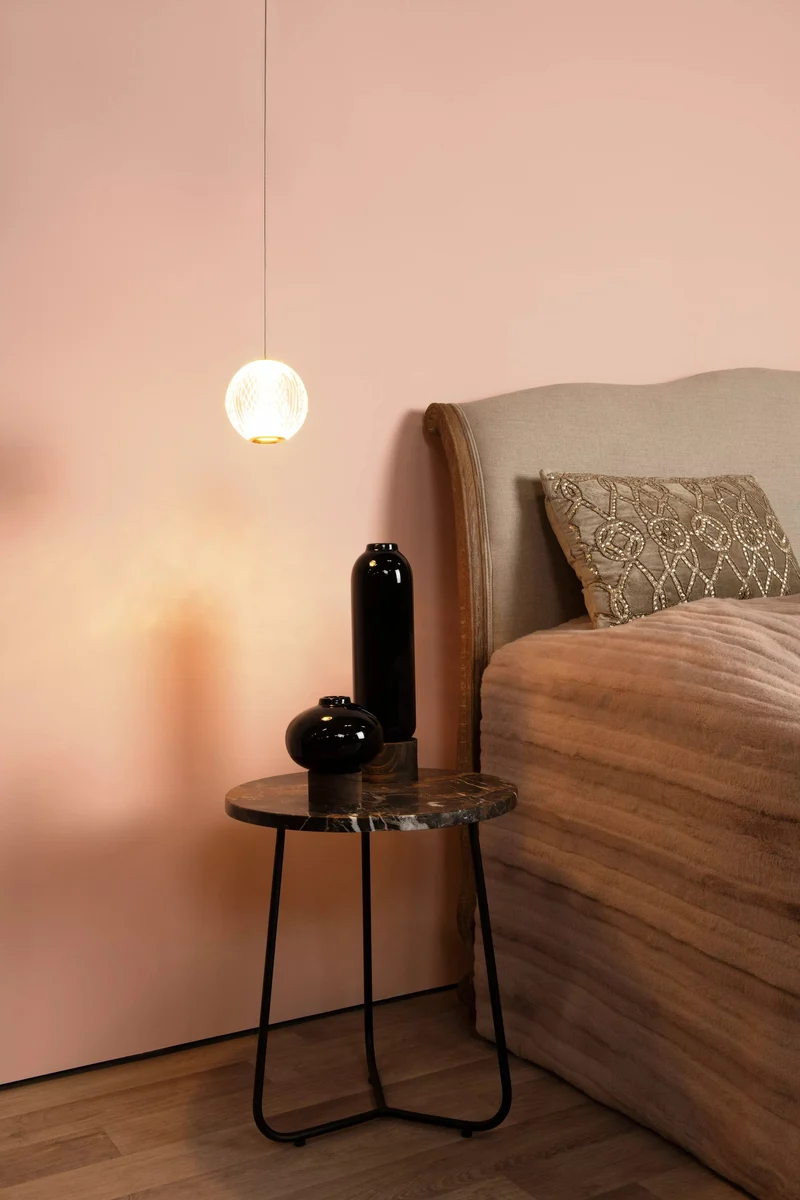 Suspension LED Verre Chambre
