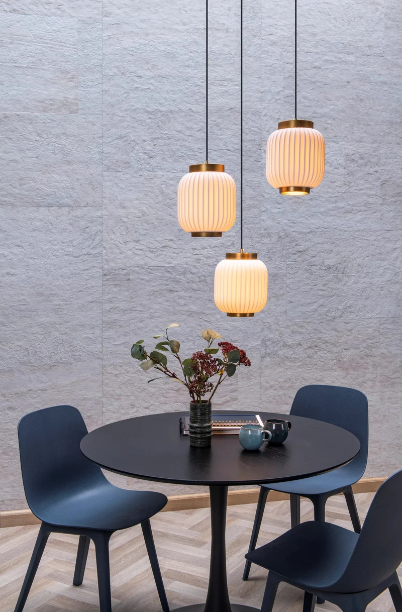 Lampe de table blanc lanterne pour Salon
