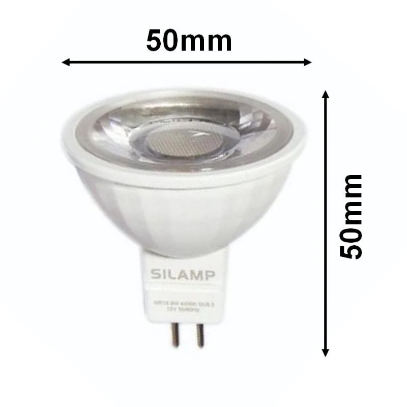 Ampoule LED GU5.3 / MR16 12V 8W SMD 80°