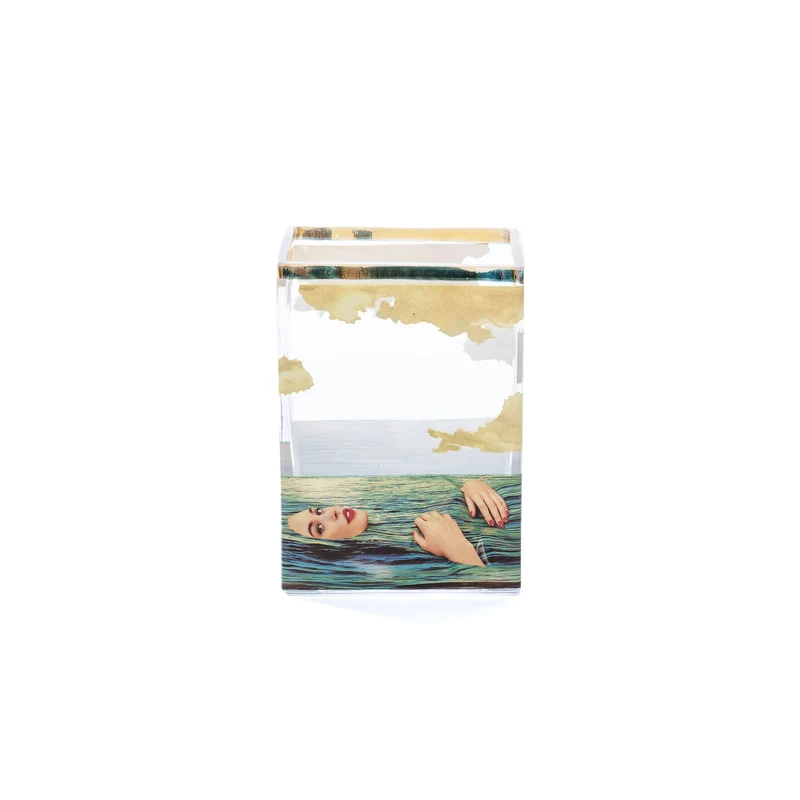 Seletti Toiletpaper Glass Vase 14 cm