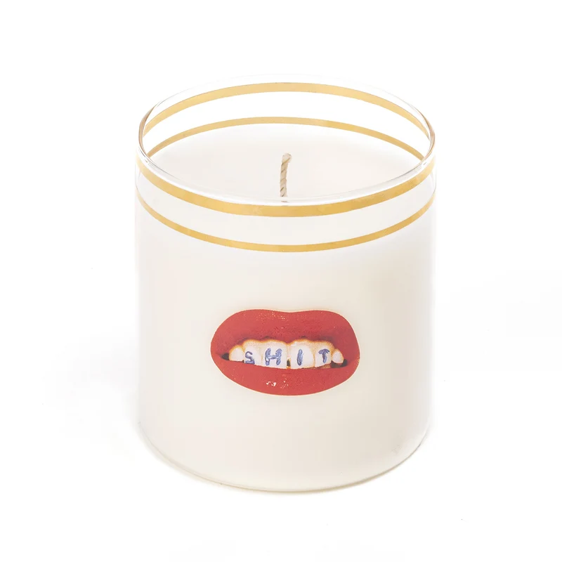 Seletti Toiletpaper Glass Jar Candle