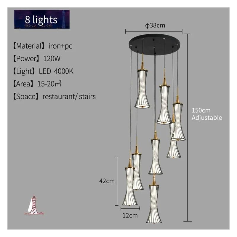 Slick Black Metal Pendant Lamp Delivering Crisp 4000K Neutral Led Glow For Modern Living Spaces Staircases And Urban Hangouts Featuring Eye Safe Illumination And Heavy Duty Construction All Day