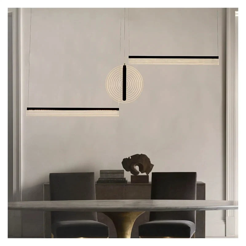 Top Tier Acrylic Pendant Light With Dimmable LED Strips For Dining Room And Living Area Providing Hella Bright Ambient Glow And No Hassle Installation For Ultimate Chill Vibes