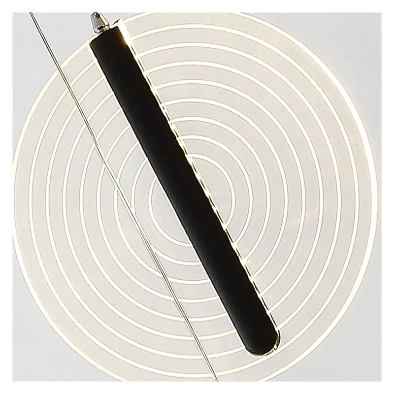 Top Tier Acrylic Pendant Light With Dimmable LED Strips For Dining Room And Living Area Providing Hella Bright Ambient Glow And No Hassle Installation For Ultimate Chill Vibes