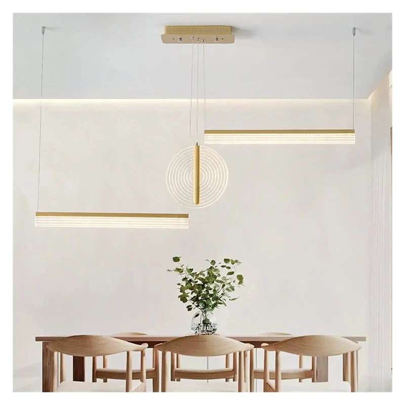 Sleek Modern Led Acrylic Pendant Light Totally Dimmable With Hella Even Glow And Easy Cleanup For Dining Tables Or Chill Living And Bar Decor In Matte Black Or Shiny Gold