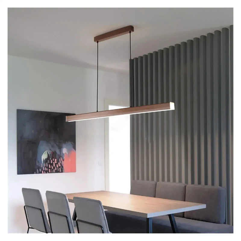 Modern Led Long Pendant Light With Dimmable Settings And Durable Rustproof Construction Brings A Totally Chic Vibe To Dining Rooms And Restaurants While Delivering Straight Up Quality Lighting You Will Love