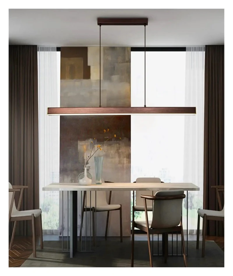 Modern Led Long Pendant Light With Dimmable Settings And Durable Rustproof Construction Brings A Totally Chic Vibe To Dining Rooms And Restaurants While Delivering Straight Up Quality Lighting You Will Love
