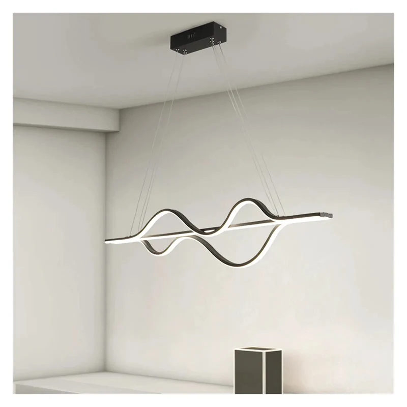 Modern Linear LED Pendant Light 1000MM Dimmable Ceiling Fixture With Hella Smooth Glare Free Illumination And Solid Build For Kitchen Dining Room Or Bar Vibes That Definitely Upgrade Your Setup