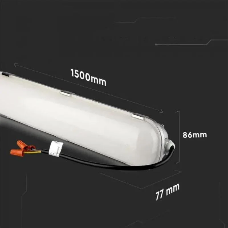 Réglette LED Étanche 150cm 70W Haut rendement 120lm/W LED Samsung - Pack de 6