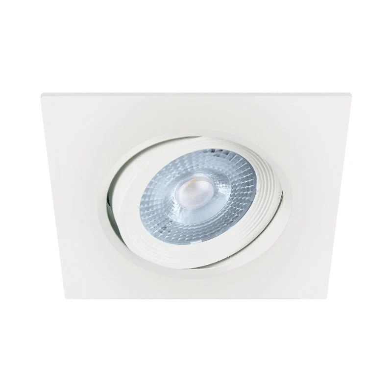 Spot LED Encastrable Orientable 5W Carré Blanc SMD