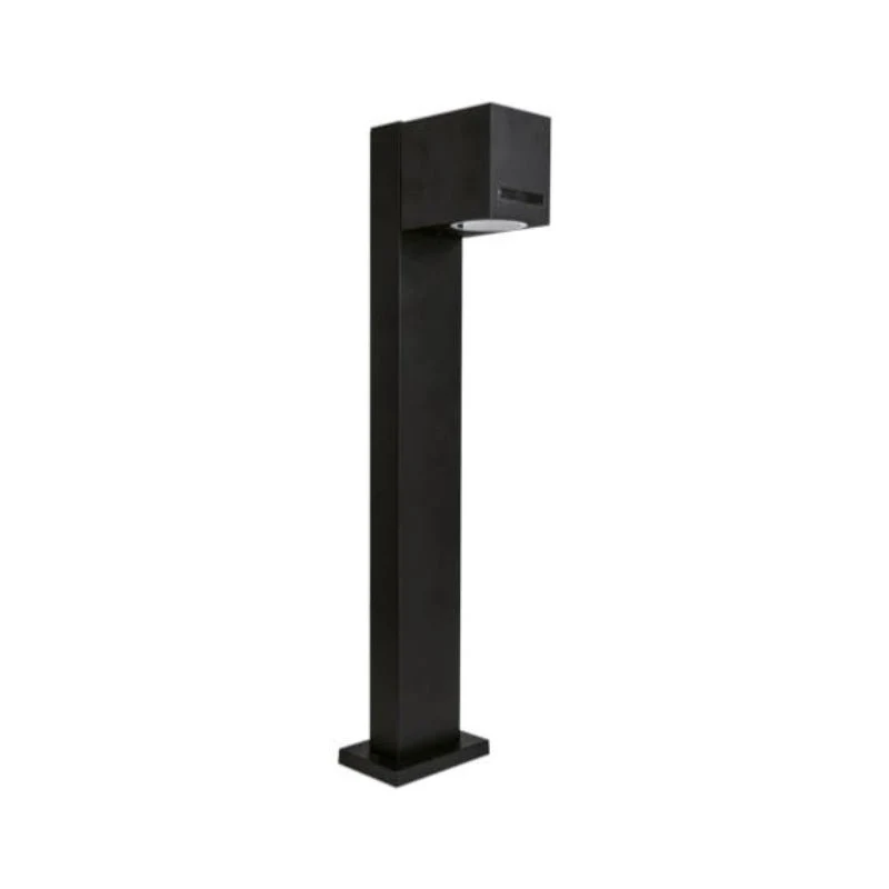 Borne de Jardin Noire 50cm IP54 pour Ampoule GU10