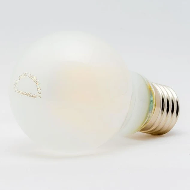 Vintage LedLight LED Filament Bulb E27 A60 Frosted - 500lm 2500K - Dimmable
