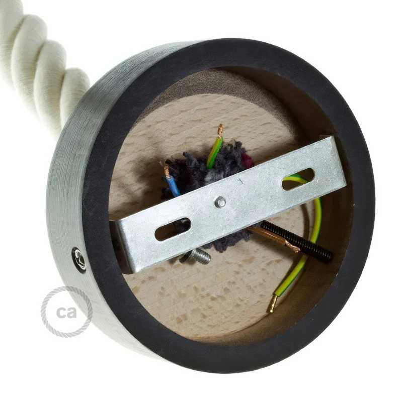 Wooden rosette kit for 3XL cord