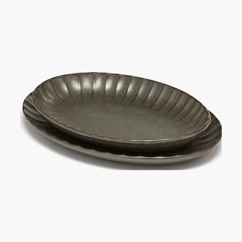 Serax Inku Oval Serving Bowl