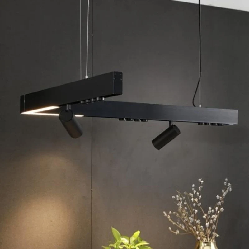 Rail Magnétique en Saillie 48V 1m NOIR