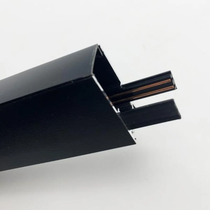 Rail Magnétique en Saillie 48V 1m NOIR