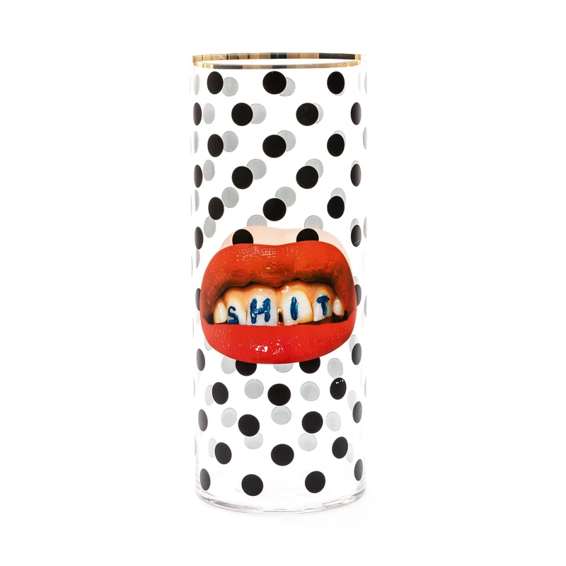 Seletti Toiletpaper Round Glass Vase 50 cm