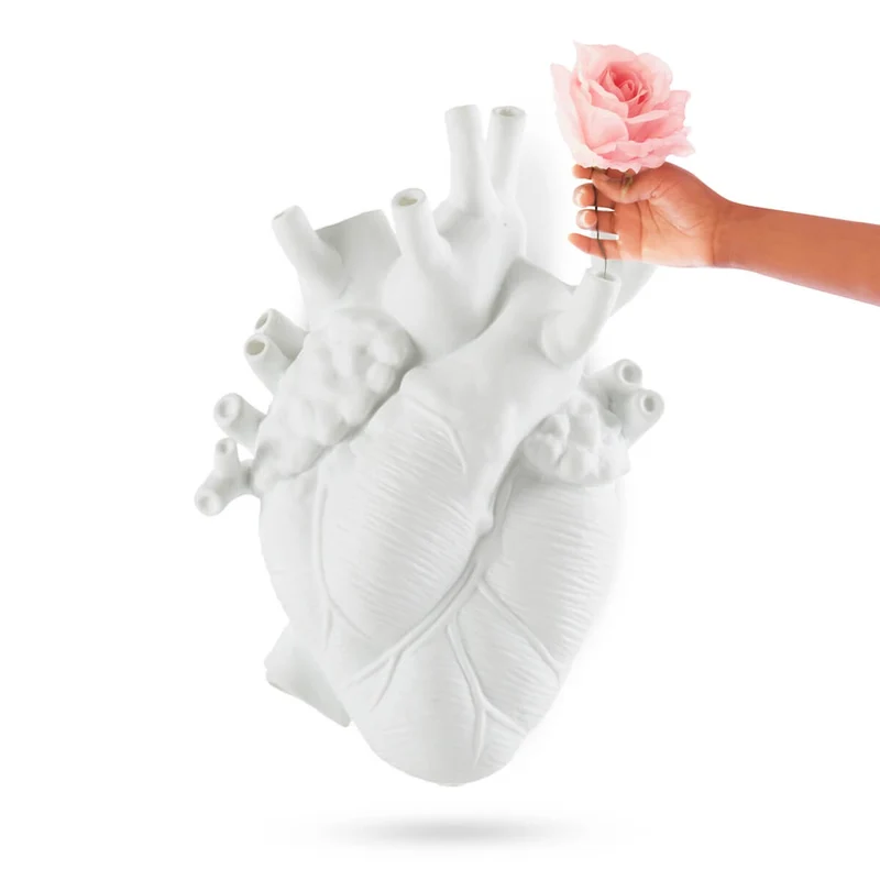 Seletti Love in Bloom Giant Heart Vase