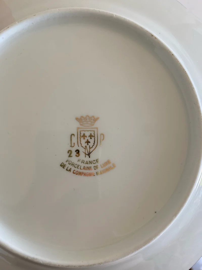 Assiettes à dessert Porcelaine de luxe
