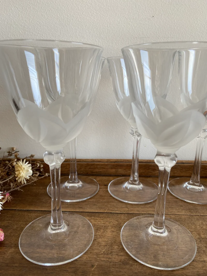 Verres à pied en cristal CDA