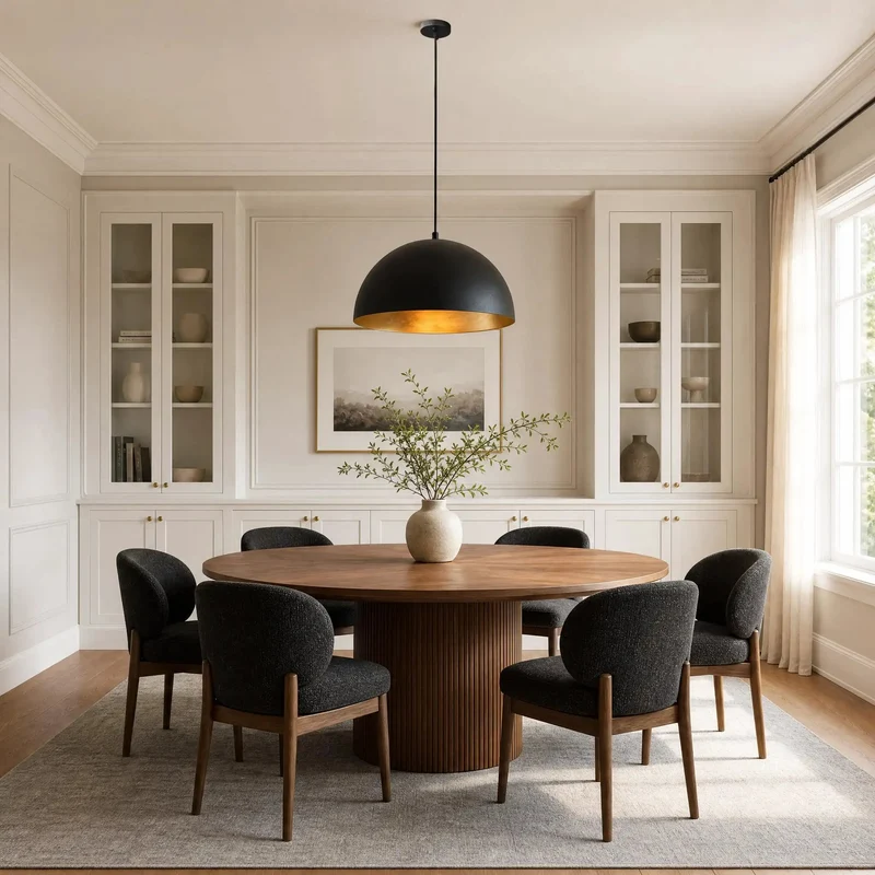 15 Inch Matte Black And Gold Dome Pendant Lights 3 Pack Industrial Farmhouse Textured Hanging Fixtures With Hand Applied Gold Leaf Interior Epic Vibe Lighting Showstopper For Kitchen Island Dining Room Bar Decor Setup