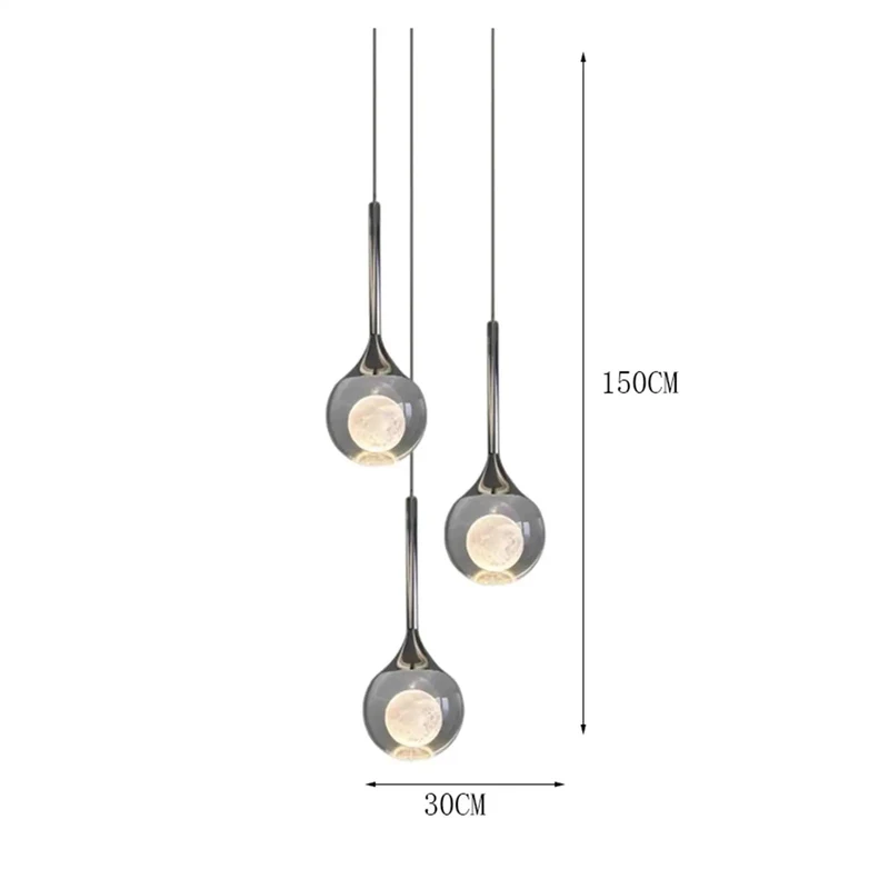 Swanky Modern Stair Chandelier With Sleek Pendant Lights For Indoor Lighting Glow Up Your Living Room With Self Contained Led Ceiling Lamp Bringing Major Vibes To Your Home Space Every Time