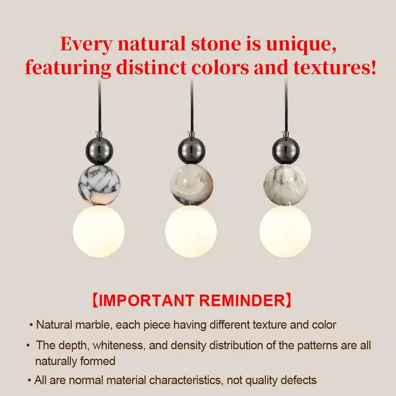 Main Character Energy Natural Alabaster Marble Pendant Light Sleek Cylinder Led Hanging Lamp Frosted White Glass Shade Heavy Duty Black And Gold Fixture Upgrade Your Space With Solid Build For Kitchen Island Or Dining Room