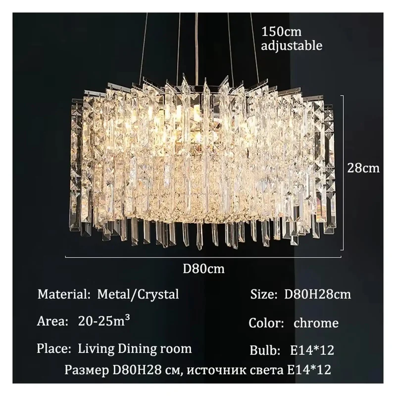Next Level Led Ceiling Pendant Lights With Elegant Crystal Chandelier Design For Living Room Kitchen Island Hanging Fixtures Featuring Customizable Warm Lighting That Truly Hits Different
