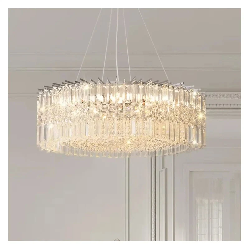Next Level Led Ceiling Pendant Lights With Elegant Crystal Chandelier Design For Living Room Kitchen Island Hanging Fixtures Featuring Customizable Warm Lighting That Truly Hits Different