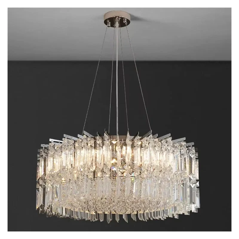 Next Level Led Ceiling Pendant Lights With Elegant Crystal Chandelier Design For Living Room Kitchen Island Hanging Fixtures Featuring Customizable Warm Lighting That Truly Hits Different
