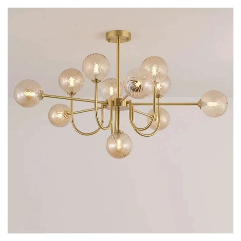 Stunning U Shape Pendant Light Magic Bean Frosted Glass Ball Vibe Led Chandelier Drop Dead Gorgeous For Kitchen Island Bedroom Or Dining Room Total Home Makeover Essential With Modern Nordic Style And Swoon Worthy Design