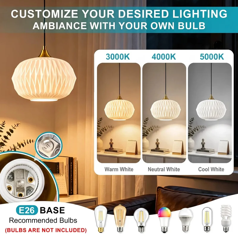 Farmhouse Modern Milk Glass Pendant Light With Faceted Rippled Shade Casts A Super Smooth Warm Glow For Kitchen Islands Or Dining Areas Dimmble Antique Gold Bracket Hassle Free Mount Everyday Zen Style