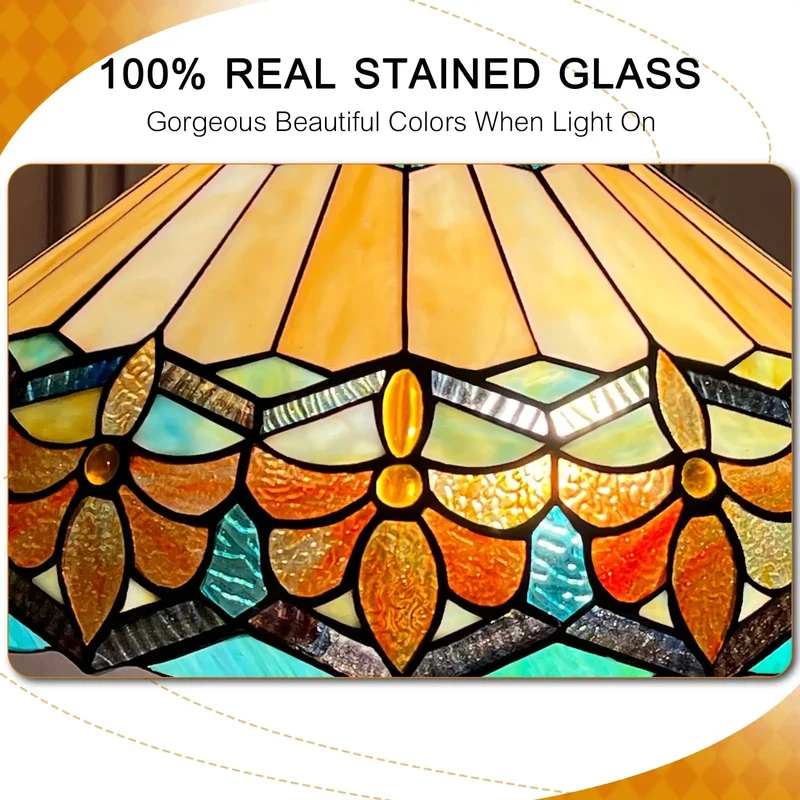 Adjustable Antique Tiffany Pendant Light Featuring Knockout Stained Glass Shades And Hella Sleek Modern Design That Brings Top Shelf Charm To Living Rooms And Dining Areas