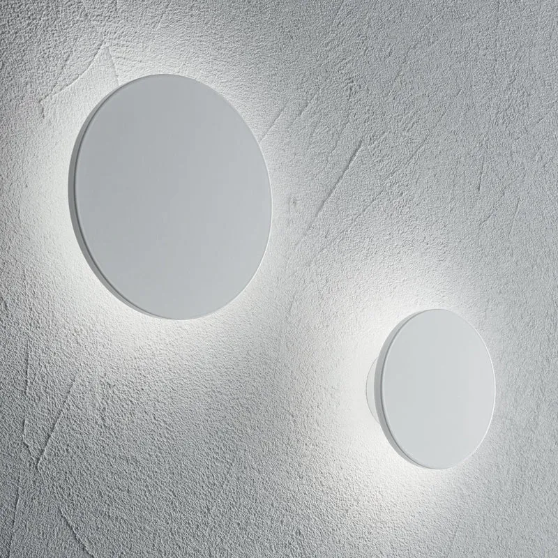 Applique Murale LED Contemporaine Ronde Noir