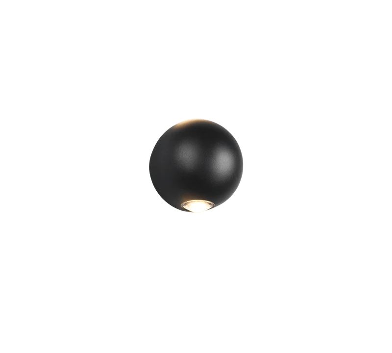 Applique Murale Boule Noir