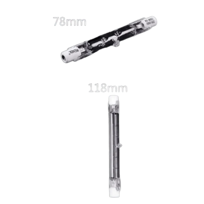 Ampoule Tube Halogène 220v R7s 118mm 500w