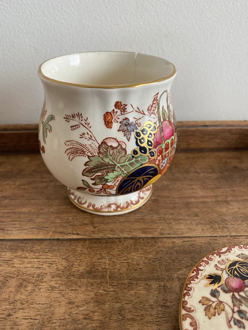Moutardier Mason's Ironstone Fruit basket